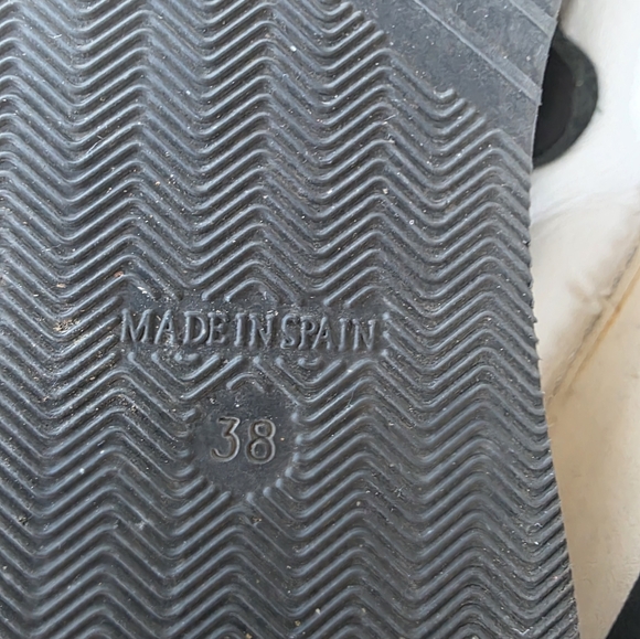 Manuel Barcelo Rabbit Hair Sneakers Black White Leather Sz 38 - Picture 7 of 10